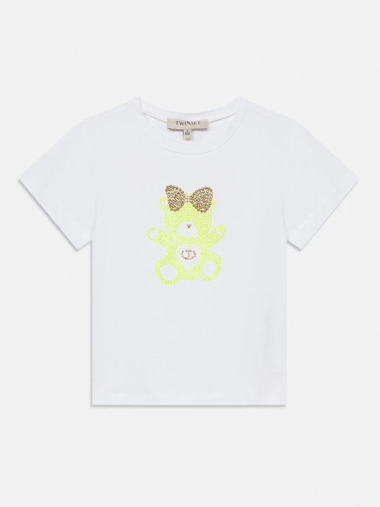 Foto van product T-shirt print TWINSET geel