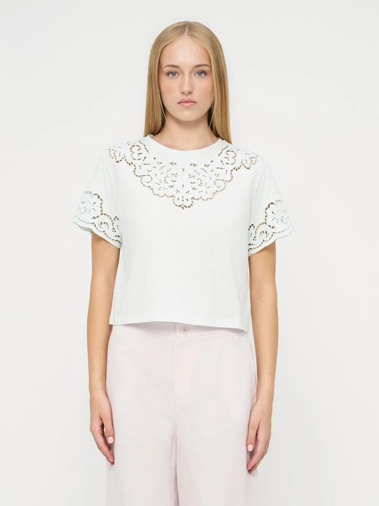 Foto van product T-shirt print TWINSET turquoise