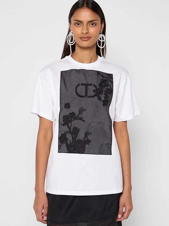 Foto van product T-shirt print TWINSET wit