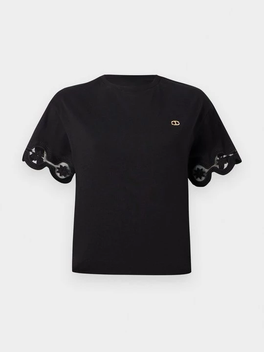 Foto van product T-shirt print TWINSET zwart