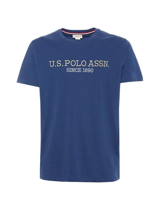 Foto van product T-shirt print U.S. POLO ASSN. blauw