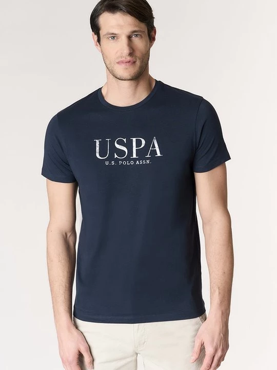 Foto van product T-shirt print U.S. POLO ASSN. blauw