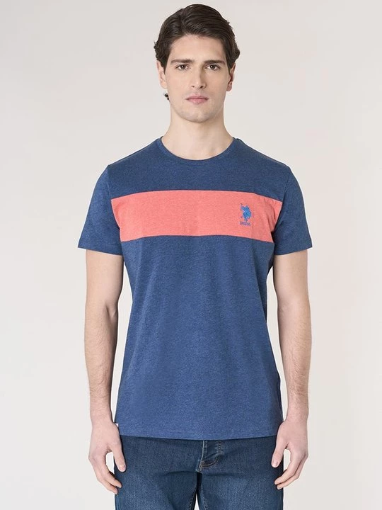 Foto van product T-shirt print U.S. POLO ASSN. blauw
