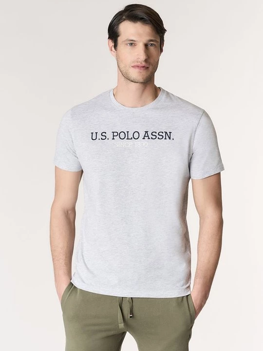 Foto van product T-shirt print U.S. POLO ASSN. grijs