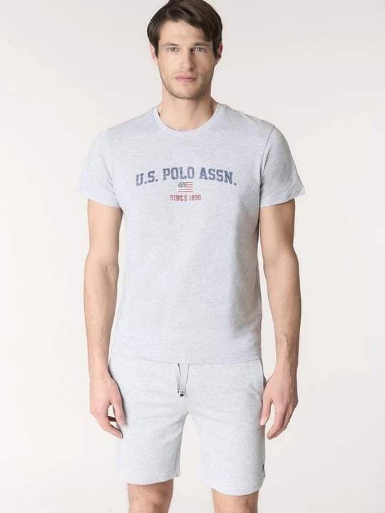 Foto van product T-shirt print U.S. POLO ASSN. grijs