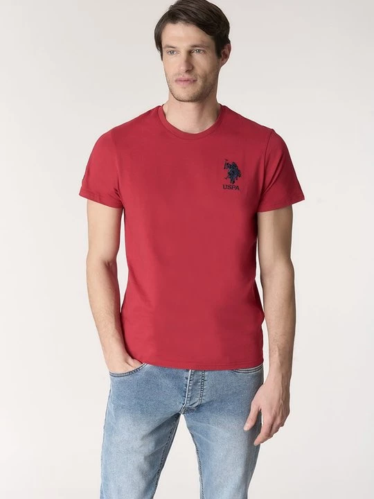 Foto van product T-shirt print U.S. POLO ASSN. rood