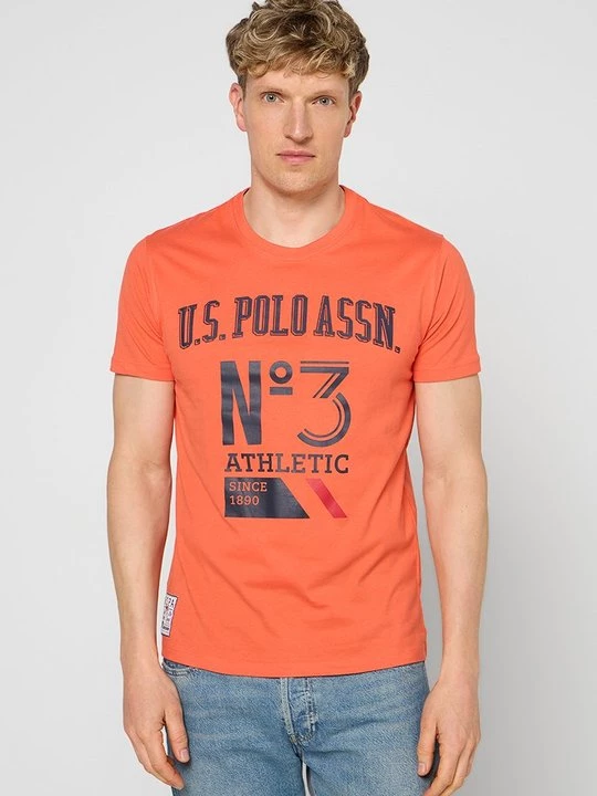 Foto van product T-shirt print U.S. POLO ASSN. rood