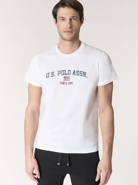 Foto van product T-shirt print U.S. POLO ASSN. wit