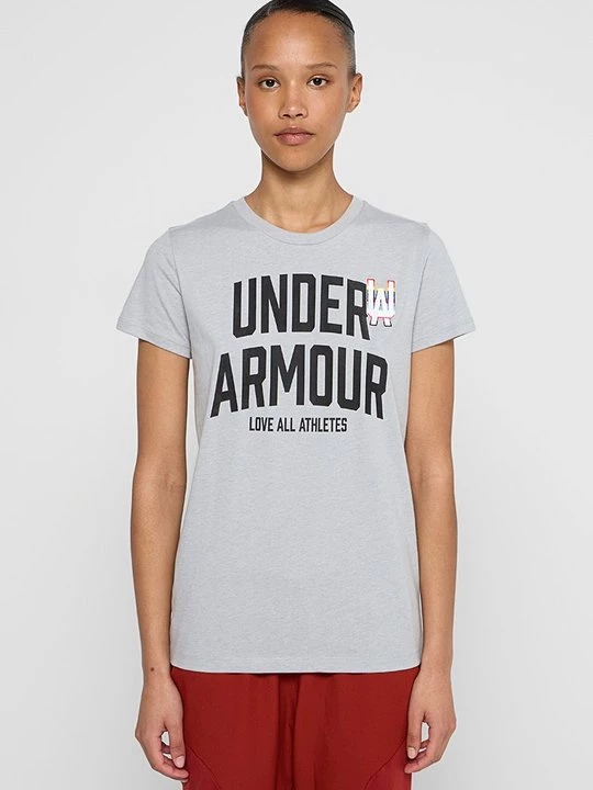 Foto van product T-shirt print Under Armour grijs
