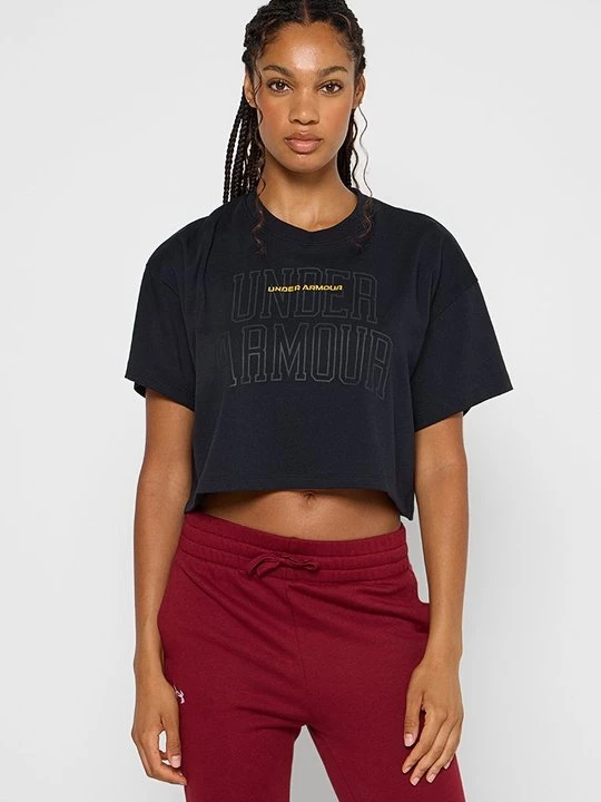 Foto van product T-shirt print Under Armour zwart
