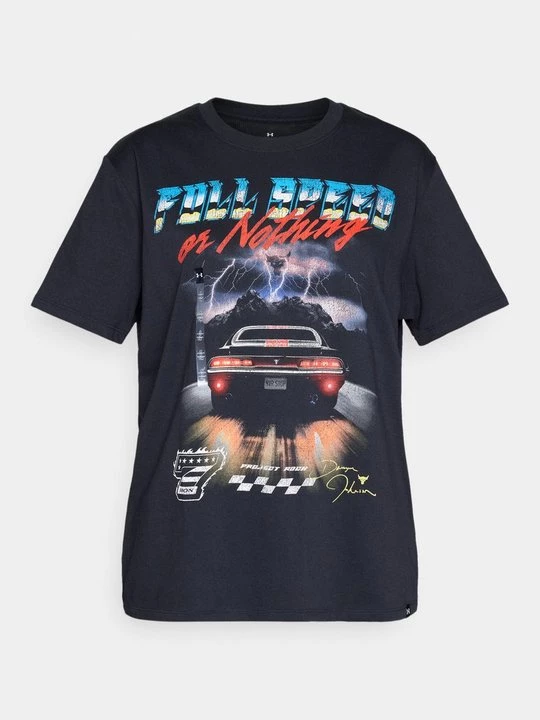 Foto van product T-shirt print Under Armour zwart
