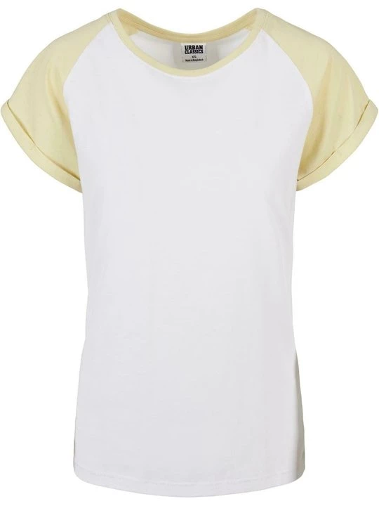 Foto van product T-shirt print Urban Classics lichtgeel