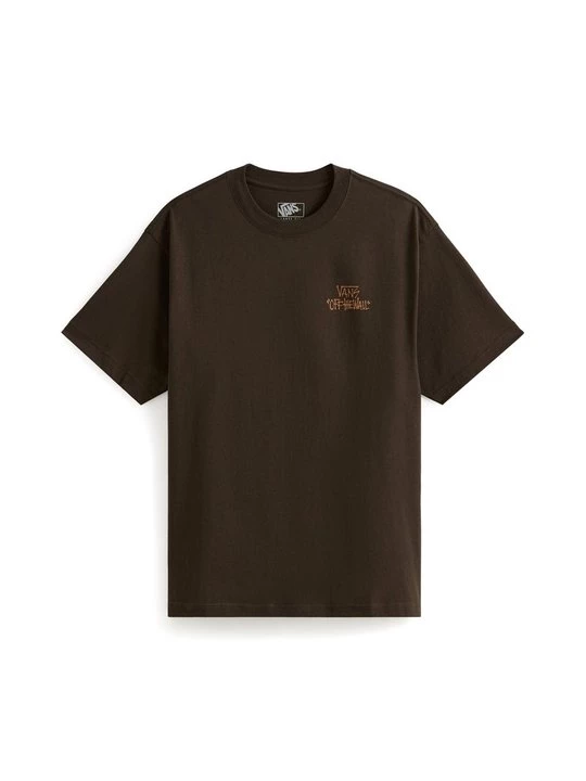 Foto van product T-shirt print Vans bruin