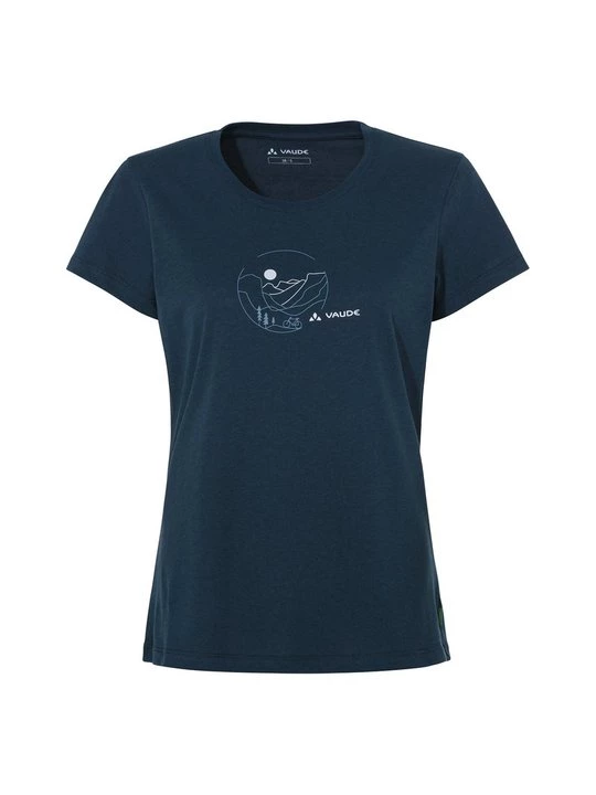 Foto van product T-shirt print Vaude donkerblauw