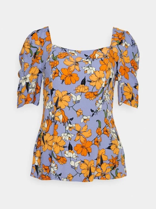 Foto van product T-shirt print Vero Moda blauw