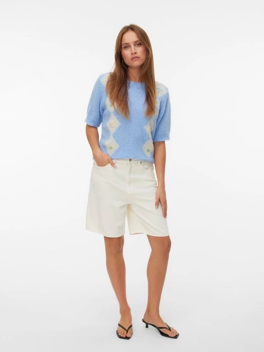 Foto van product T-shirt print Vero Moda blauw