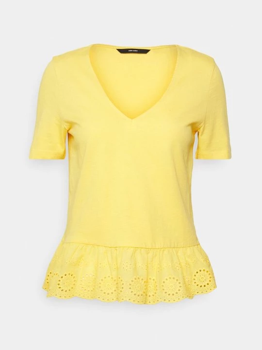 Foto van product T-shirt print Vero Moda crème