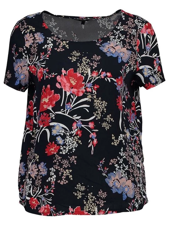 Foto van product T-shirt print Vero Moda donkerblauw