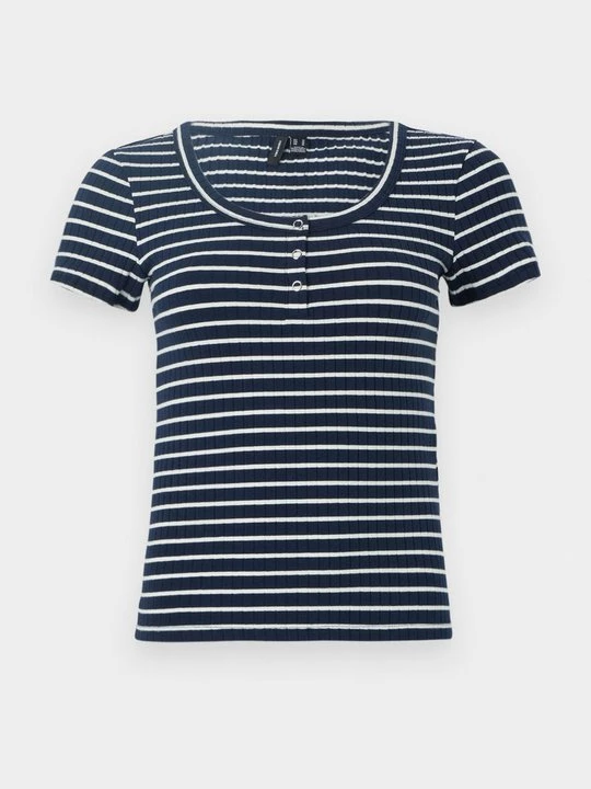 Foto van product T-shirt print Vero Moda donkerblauw