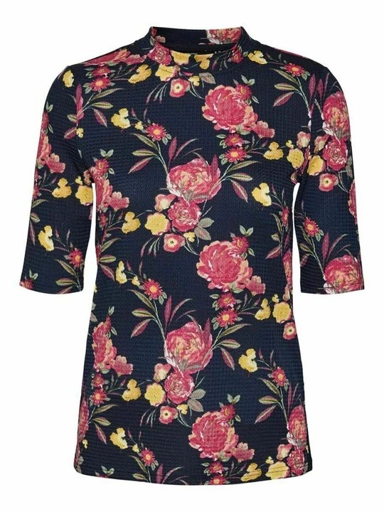Foto van product T-shirt print Vero Moda donkerblauw