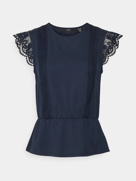 Foto van product T-shirt print Vero Moda donkerblauw