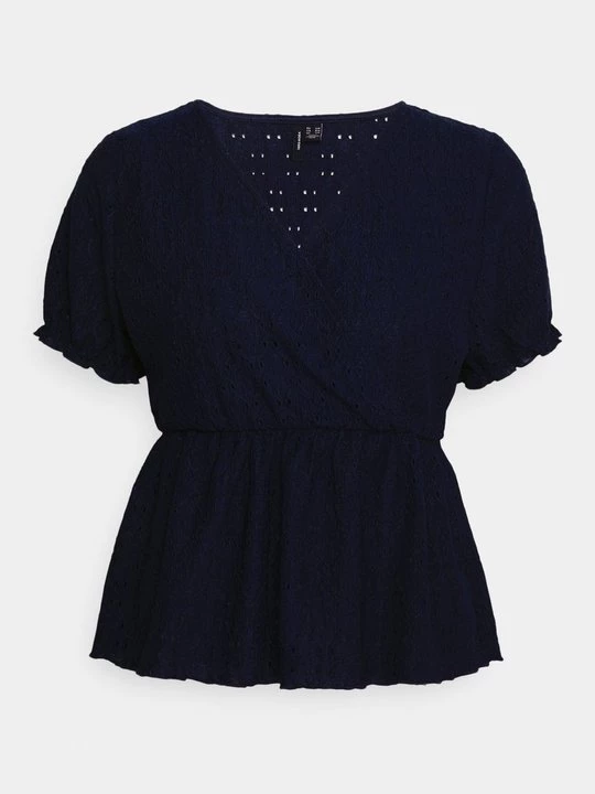 Foto van product T-shirt print Vero Moda donkerblauw