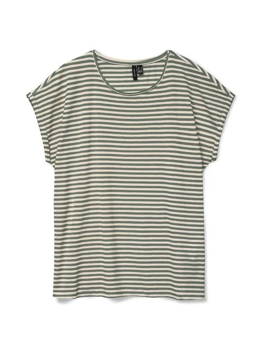 Foto van product T-shirt print Vero Moda groen gemêleerd