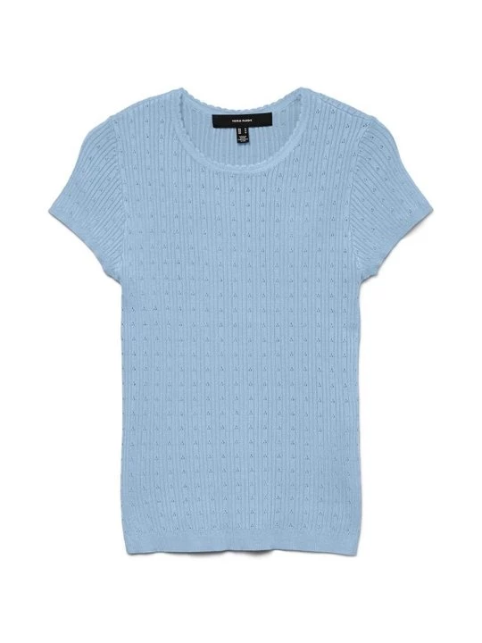 Foto van product T-shirt print Vero Moda lichtblauw