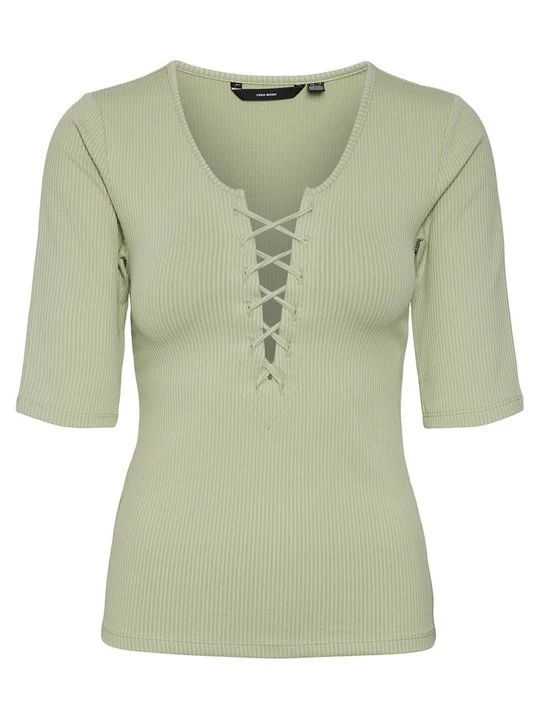 Foto van product T-shirt print Vero Moda mintgroen