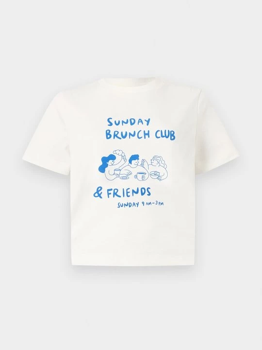 Foto van product T-shirt print Vero Moda wit