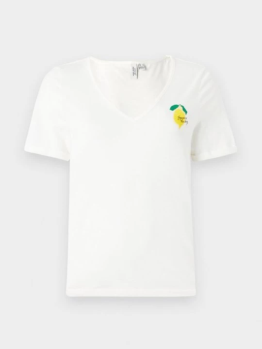 Foto van product T-shirt print Vero Moda wit