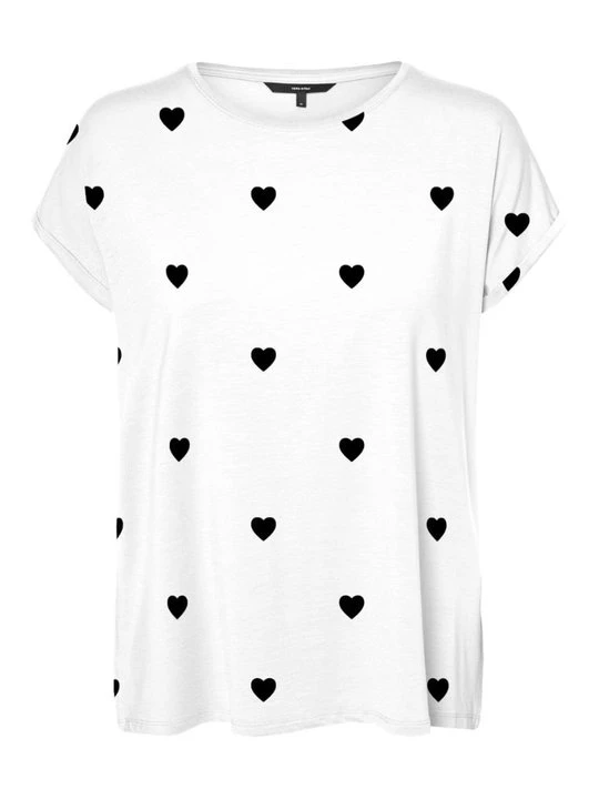 Foto van product T-shirt print Vero Moda wit