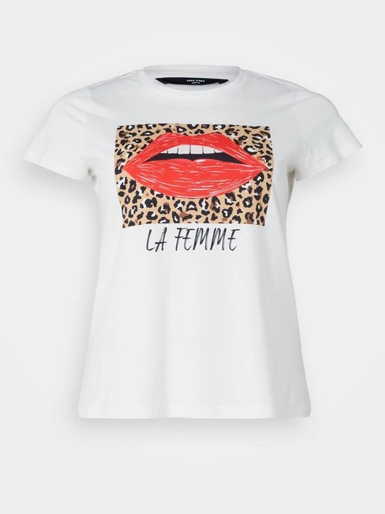 Foto van product T-shirt print Vero Moda wit