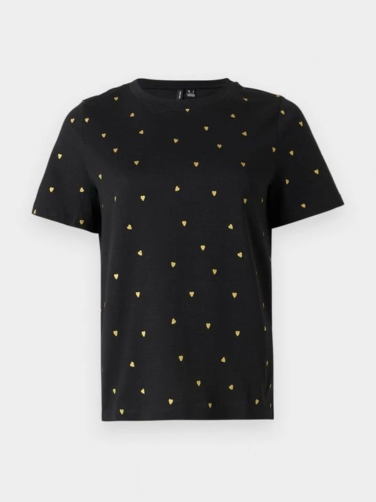 Foto van product T-shirt print Vero Moda zwart
