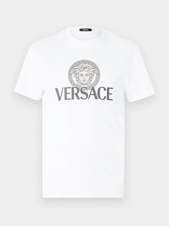 Foto van product T-shirt print Versace crème