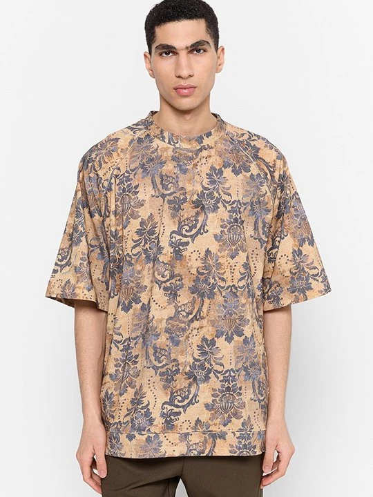 Foto van product T-shirt print Versace Jeans Couture beżowy