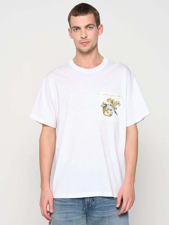 Foto van product T-shirt print Versace Jeans Couture crème