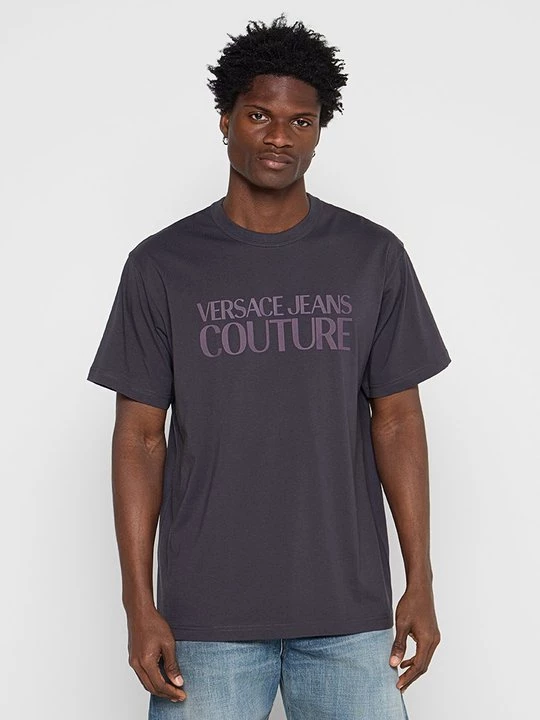 Foto van product T-shirt print Versace Jeans Couture donkergrijs