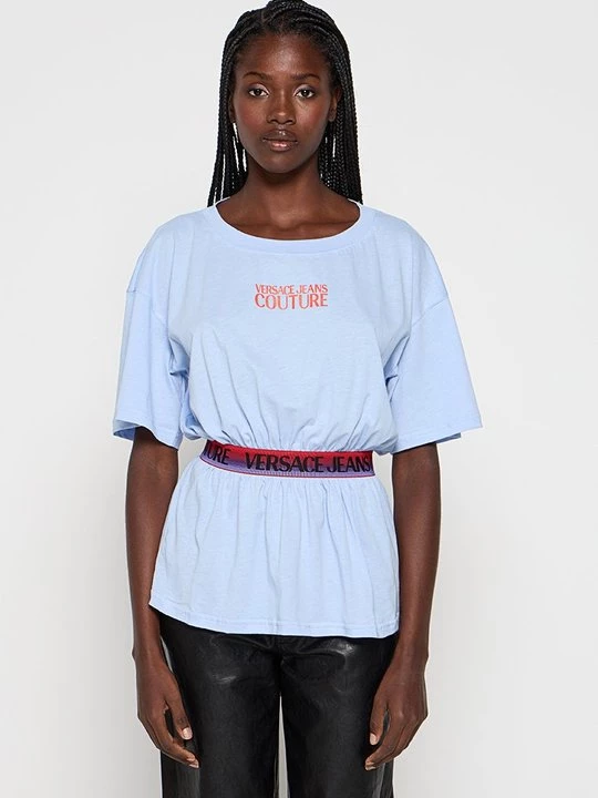 Foto van product T-shirt print Versace Jeans Couture lichtblauw