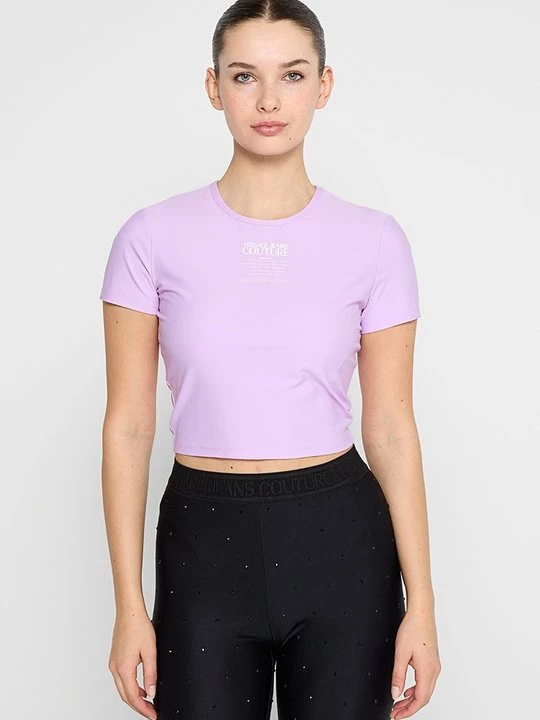 Foto van product T-shirt print Versace Jeans Couture paars