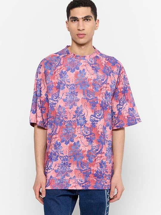 Foto van product T-shirt print Versace Jeans Couture roze