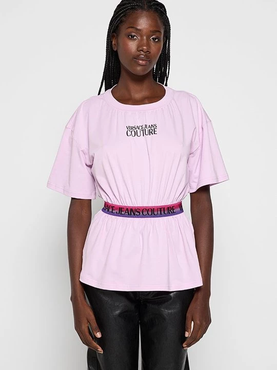 Foto van product T-shirt print Versace Jeans Couture roze