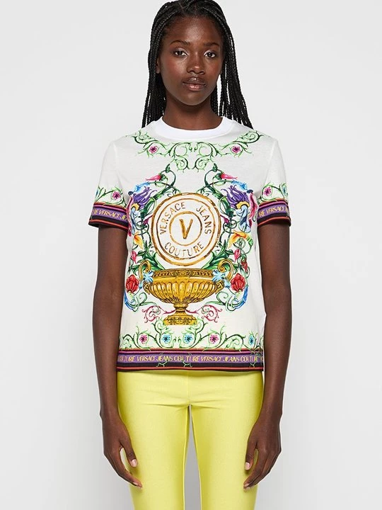 Foto van product T-shirt print Versace Jeans Couture wit