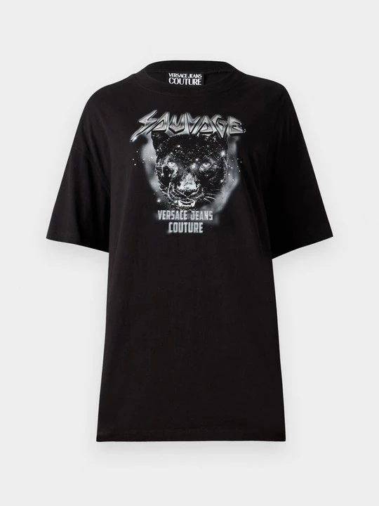 Foto van product T-shirt print Versace Jeans Couture zwart