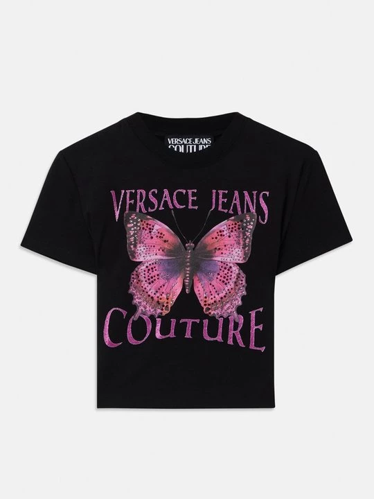Foto van product T-shirt print Versace Jeans Couture zwart