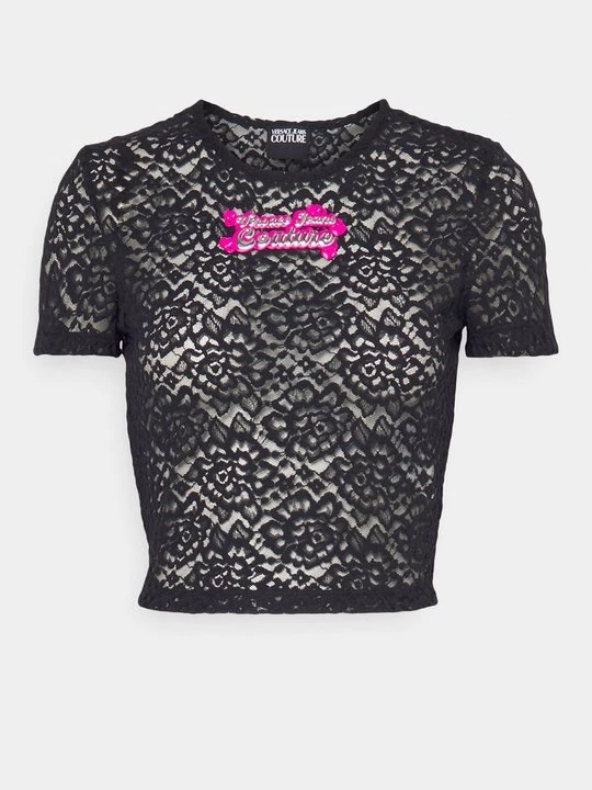 Foto van product T-shirt print Versace Jeans Couture zwart