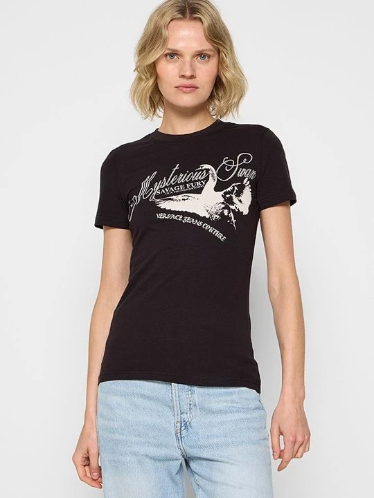 Foto van product T-shirt print Versace Jeans Couture zwart