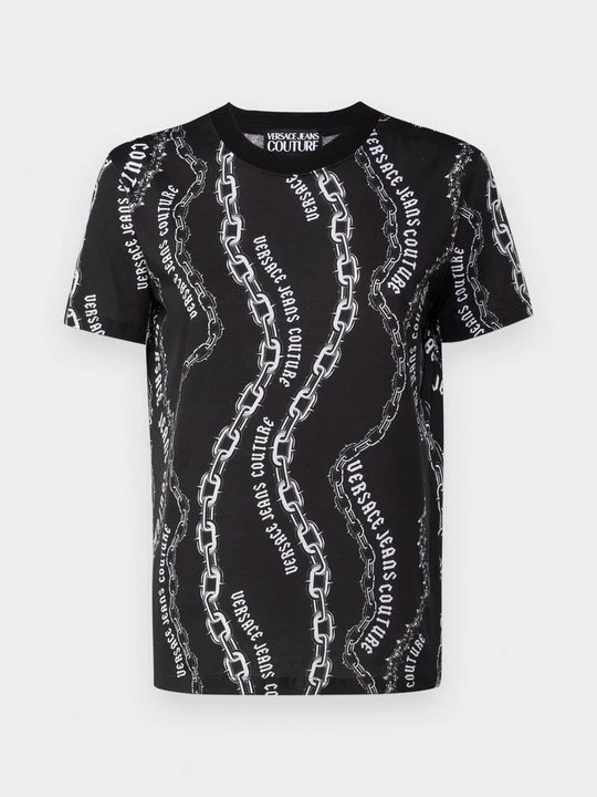 Foto van product T-shirt print Versace Jeans Couture zwart