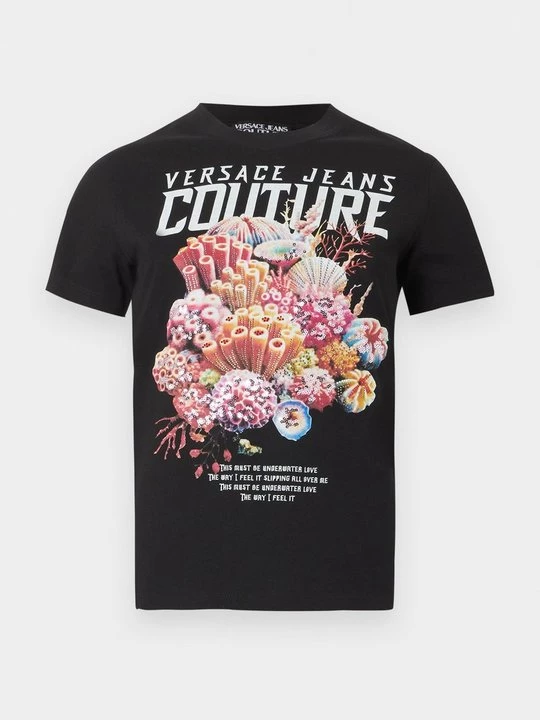 Foto van product T-shirt print Versace Jeans Couture zwart
