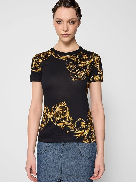 Foto van product T-shirt print Versace Jeans Couture zwart